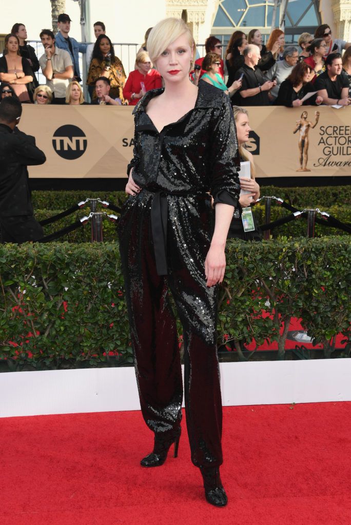 LOS ANGELES, CA - JANUARY 29:  Actor Gwendoline Christie attends the 23rd Annual Screen Actors Guild Awards at The Shrine Expo Hall on January 29, 2017 in Los Angeles, California.  (Photo by Alberto E. Rodriguez/Getty Images)