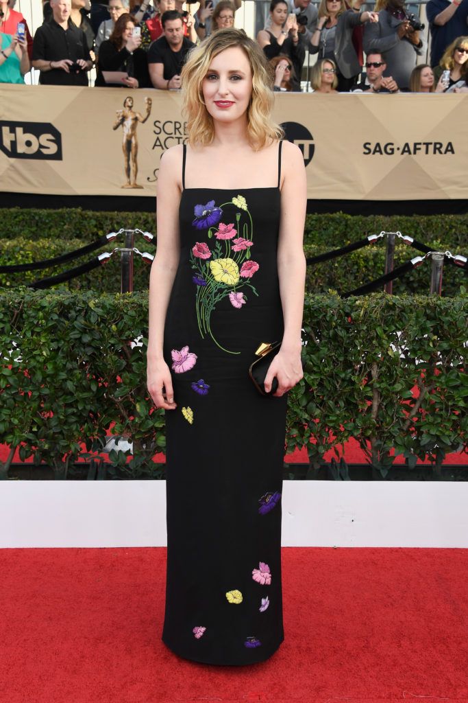 LOS ANGELES, CA - JANUARY 29:  Actor Laura Carmichael attends The 23rd Annual Screen Actors Guild Awards at The Shrine Auditorium on January 29, 2017 in Los Angeles, California. 26592_008  (Photo by Frazer Harrison/Getty Images)