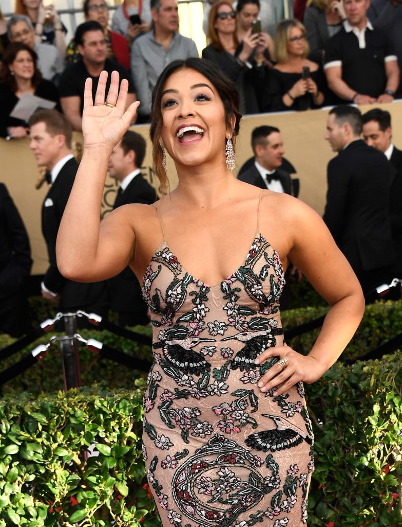 LOS ANGELES, CA - JANUARY 29:  Actor Gina Rodriguez attends The 23rd Annual Screen Actors Guild Awards at The Shrine Auditorium on January 29, 2017 in Los Angeles, California. 26592_008  (Photo by Frazer Harrison/Getty Images)