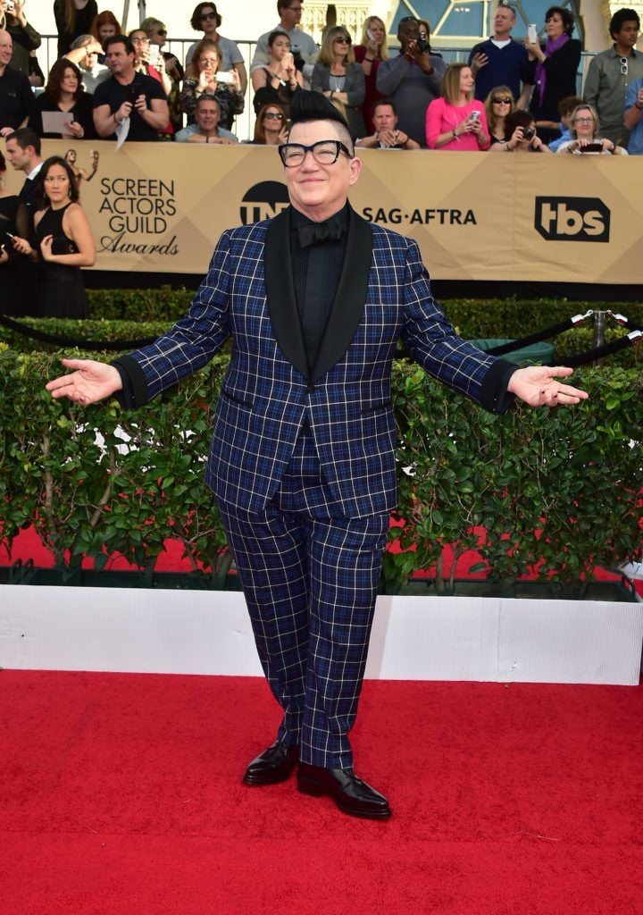 Actress Lea DeLaria arrives for the 23rd Annual Screen Actors Guild Awards at the Shrine Exposition Center on January 29, 2017, in Los Angeles, California. (Photo FREDERIC J. BROWN/AFP/Getty Images)