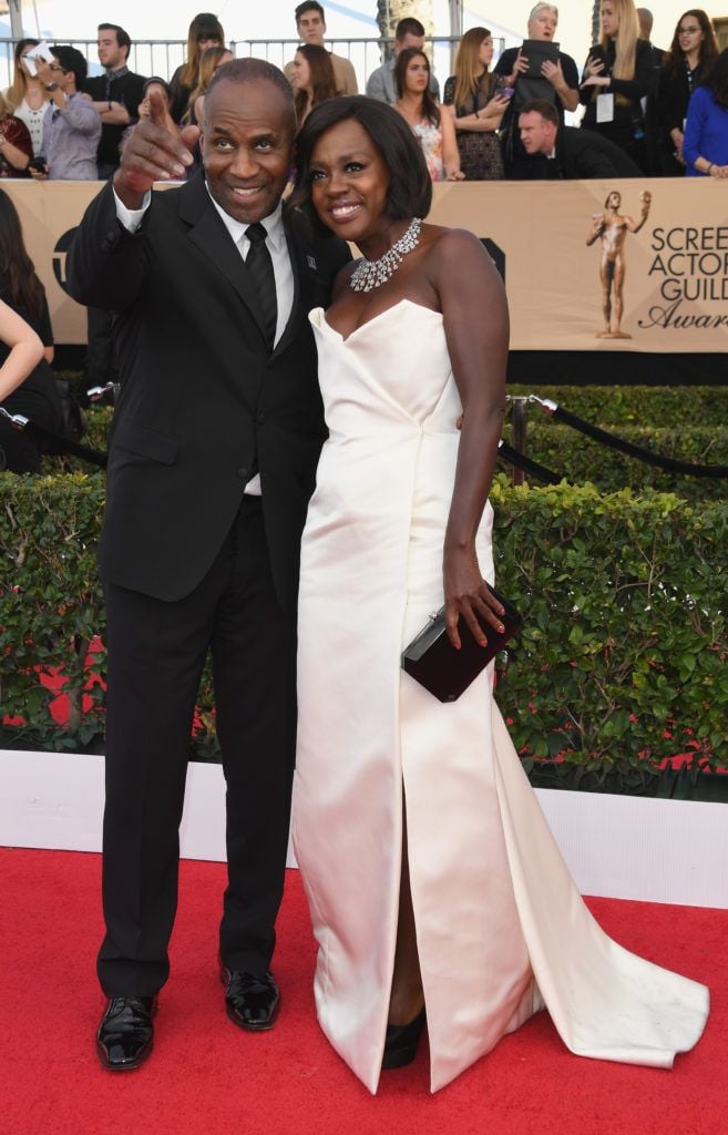LOS ANGELES, CA - JANUARY 29:  Actors Julius Tennon and Viola Davis attend the 23rd Annual Screen Actors Guild Awards at The Shrine Expo Hall on January 29, 2017 in Los Angeles, California.  (Photo by Alberto E. Rodriguez/Getty Images)