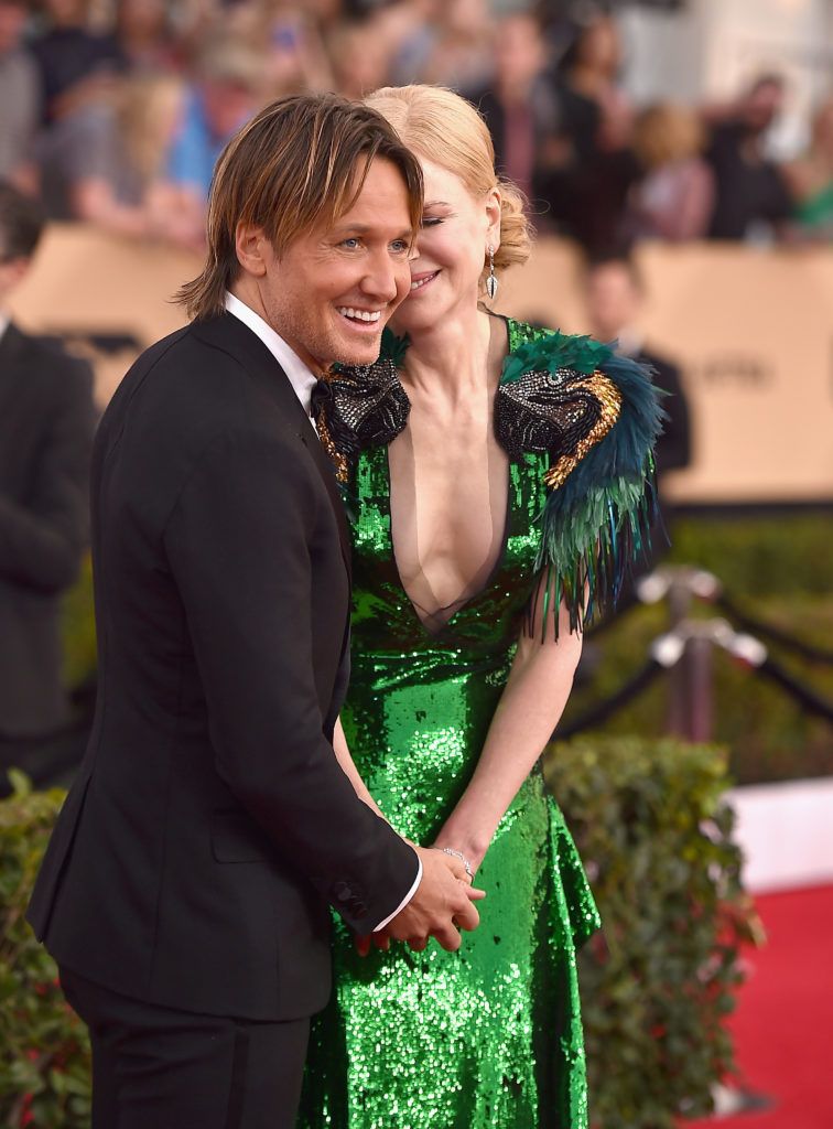 LOS ANGELES, CA - JANUARY 29:  Keith Urban and actor Nicole Kidman attend the 23rd Annual Screen Actors Guild Awards at The Shrine Expo Hall on January 29, 2017 in Los Angeles, California.  (Photo by Alberto E. Rodriguez/Getty Images)