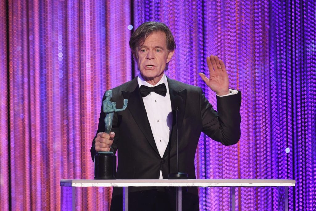 LOS ANGELES, CA - JANUARY 29:  Actor William H. Macy accepts Outstanding Performance by a Male Actor in a Comedy Series for 'Shameless' onstage during The 23rd Annual Screen Actors Guild Awards at The Shrine Auditorium on January 29, 2017 in Los Angeles, California. 26592_014  (Photo by Kevin Winter/Getty Images )