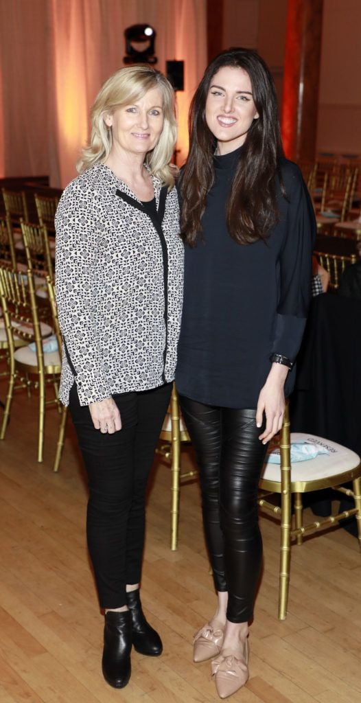 Fionnuala and Rebecca O'Byrne at the Debenhams 2017 Spring Summer Showcase at the Pillar Room-photo Kieran Harnett