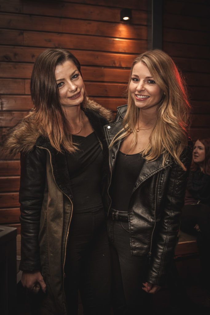 Samantha McQuaid and Sarah Geoghegan at the Jameson Bow St Sessions with Booka Brass, Barq and Soulé at the Sugar Club. Photos by Derek Kennedy.