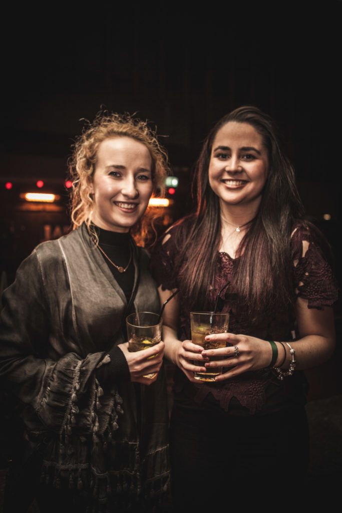 Amy Hewitt and Kate Kavanagh at the Jameson Bow St Sessions with Booka Brass, Barq and Soulé at the Sugar Club. Photos by Derek Kennedy.