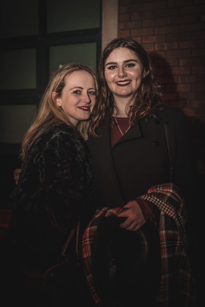 Angela Kilroy and Amy Taylor at the Jameson Bow St Sessions with Booka Brass, Barq and Soulé at the Sugar Club. Photos by Derek Kennedy.