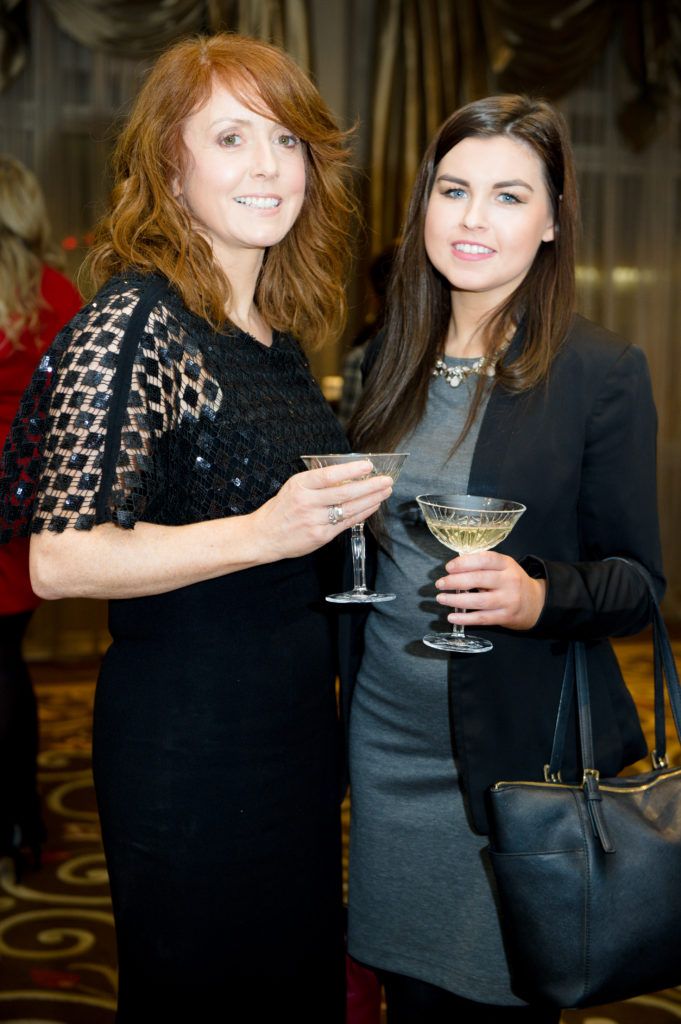 L-R Ciara Bourke and Robyn Palmer Sheehan at the Industry Launch of the Banking Hall at the Westin Dublin. This event celebrated the launch of The Banking Hall as a unique destination venue in Dublin city center. Photo by Deirdre Brennan