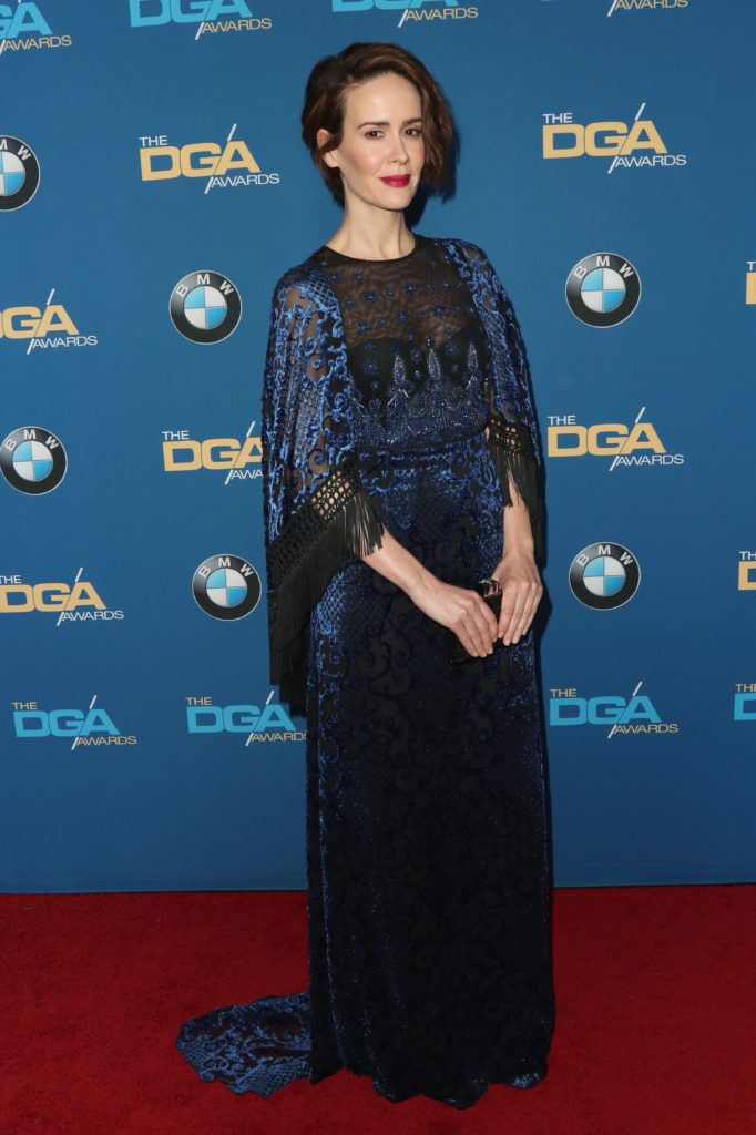 Sarah Paulson attends the 69th Annual Directors Guild of America Awards at The Beverly Hilton Hotel on February 4, 2017 in Beverly Hills, California.  (Photo by Frederick M. Brown/Getty Images)
