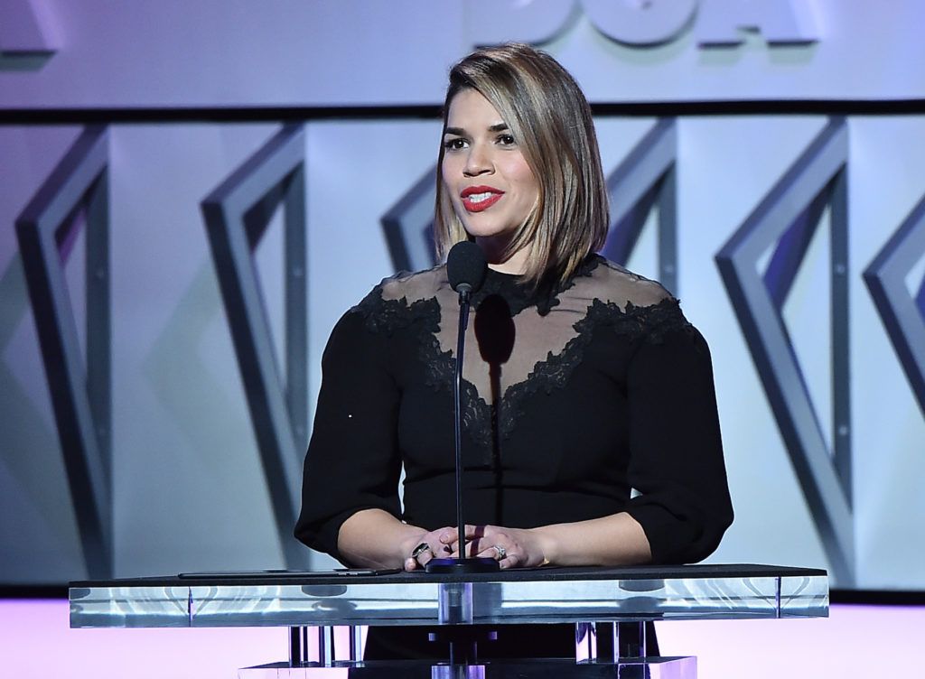 Actress America Ferrera onstage during the 69th Annual Directors Guild of America Awards at The Beverly Hilton Hotel on February 4, 2017 in Beverly Hills, California.  (Photo by Alberto E. Rodriguez/Getty Images for DGA)