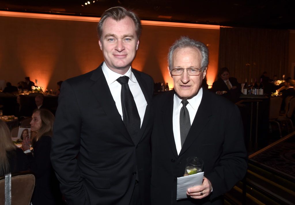 Directors Christopher Nolan (L) and Michael Mann attend the 69th Annual Directors Guild of America Awards at The Beverly Hilton Hotel on February 4, 2017 in Beverly Hills, California.  (Photo by Alberto E. Rodriguez/Getty Images for DGA)