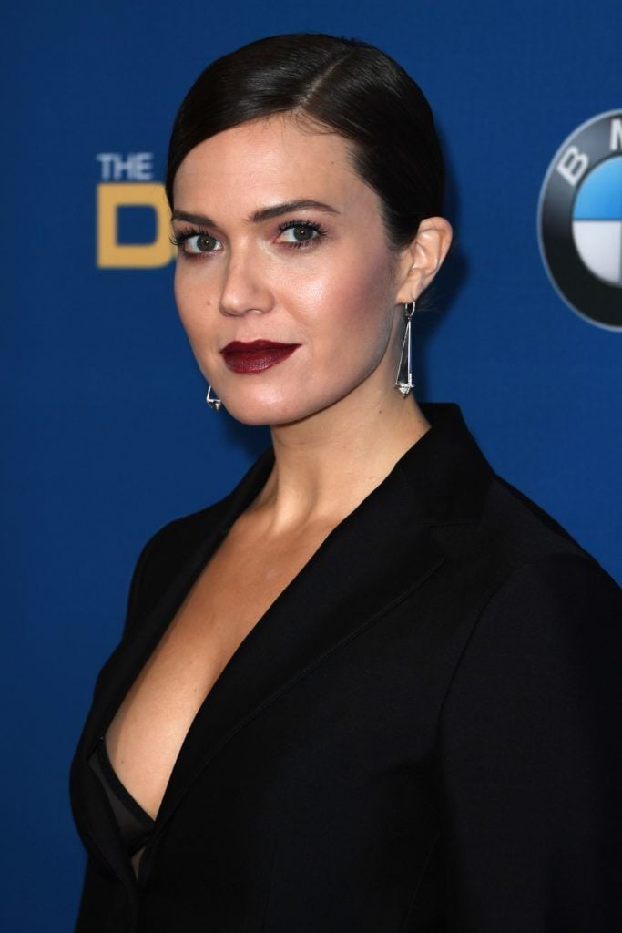 Actress Mandy Moore arrives for the 69th Annual Directors Guild Awards (DGA), February 4, 2017 in Beverly Hills, California. (Photo MARK RALSTON/AFP/Getty Images)