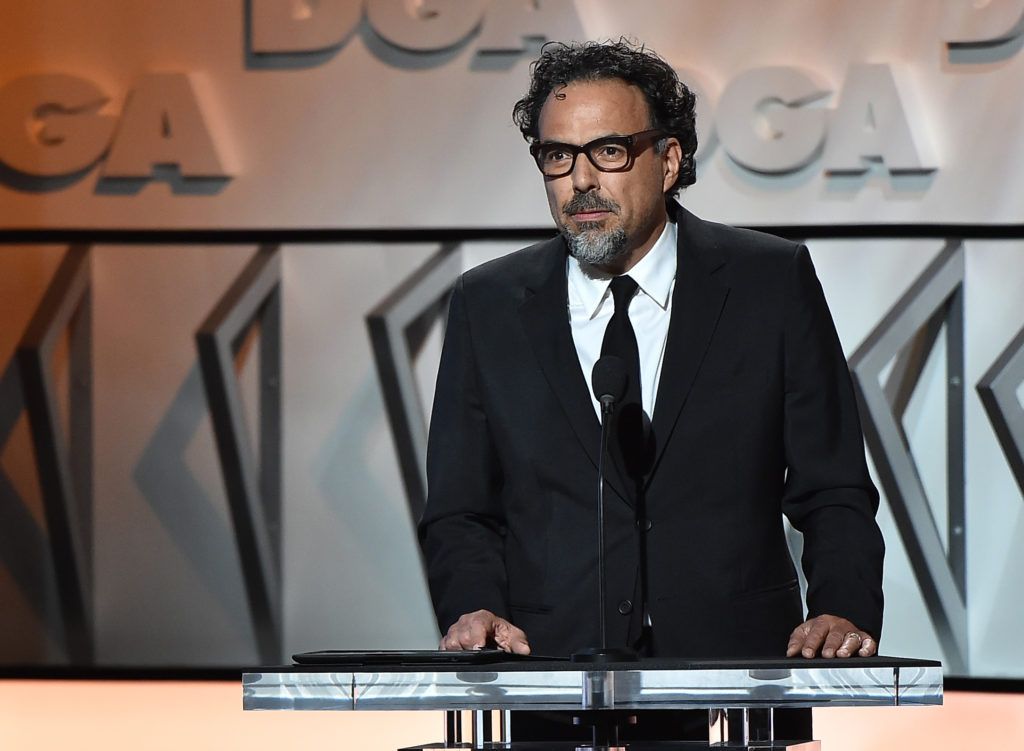 Director Alejandro Gonzalez Inarritu speaks onstage during the 69th Annual Directors Guild of America Awards at The Beverly Hilton Hotel on February 4, 2017 in Beverly Hills, California.  (Photo by Alberto E. Rodriguez/Getty Images for DGA)