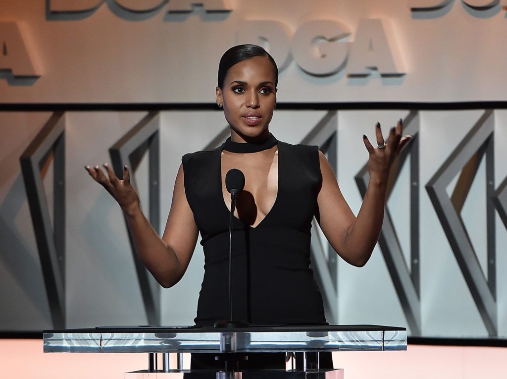 Kerry Washington onstage during the 69th Annual Directors Guild of America Awards at The Beverly Hilton Hotel on February 4, 2017 in Beverly Hills, California.  (Photo by Alberto E. Rodriguez/Getty Images for DGA)