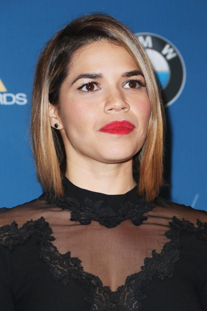 America Ferrera poses in the press room during the 69th Annual Directors Guild of America Awards at The Beverly Hilton Hotel on February 4, 2017 in Beverly Hills, California.  (Photo by Frederick M. Brown/Getty Images)