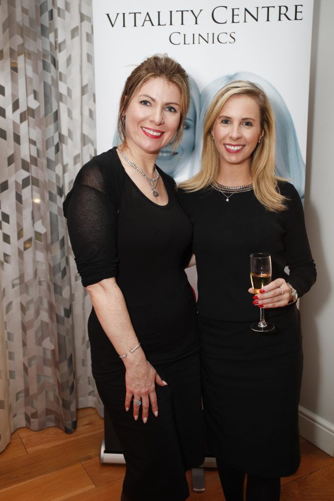 Pictured was Vitality Centres owner Frances Flannery and Lisa Curtin at the launch of Vitality Centres new website www.younger.ie which focuses on a wide range of non surgical skin treatments. Picture Conor McCabe Photography.