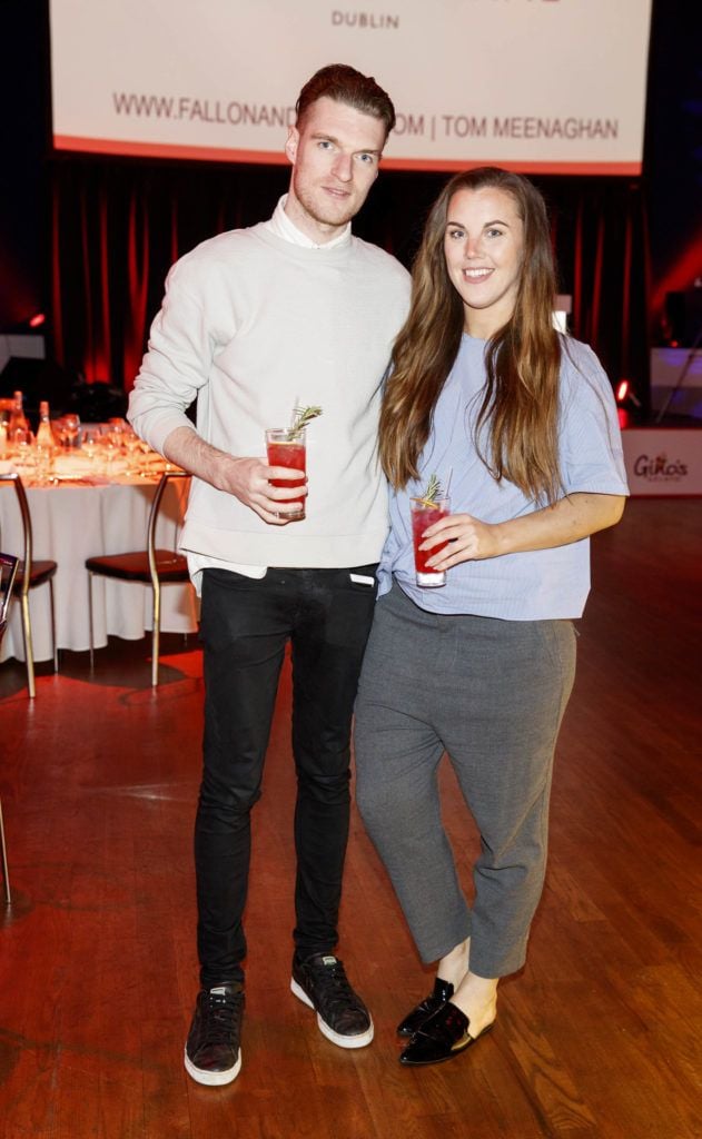 Sean McnNamee and Sarah Hanrahan pictured at the official launch of Dine in Dublin 2017, the capital's favourite food festival which returns from Monday, 27th February to Sunday, 5th March. Picture Andres Poveda