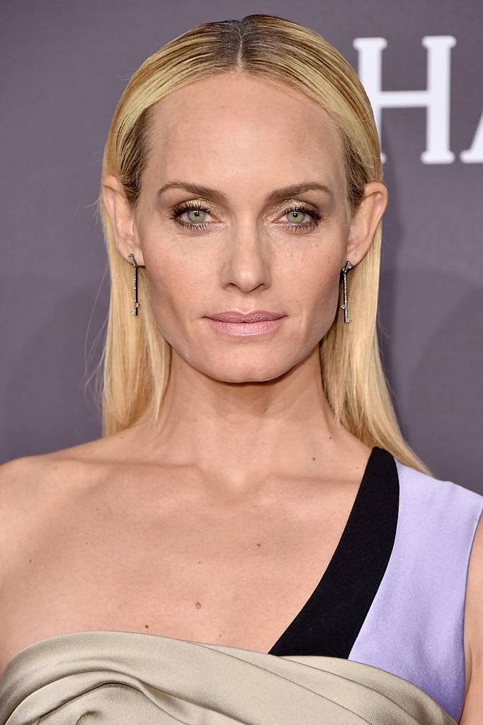 Model Amber Valletta attends the 19th Annual amfAR New York Gala at Cipriani Wall Street on February 8, 2017 in New York City.  (Photo by Michael Loccisano/Getty Images)