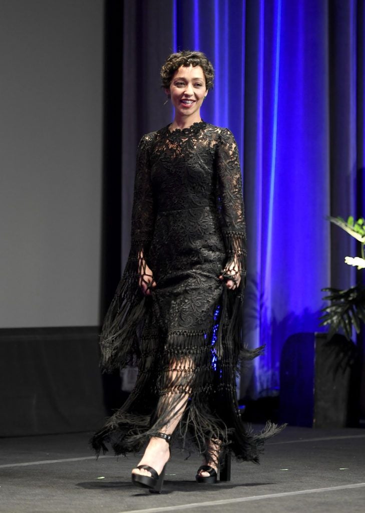 Ruth Negga accepts the Virtuosos Award presented by UGG during the 32nd Santa Barbara International Film Festival at the Arlington Theatre on February 4, 2017 in Santa Barbara, California.  (Photo by Matt Winkelmeyer/Getty Images for SBIFF)