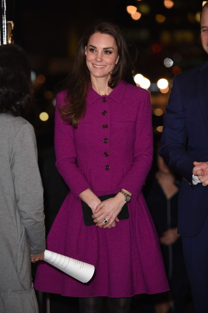 Catherine, Duchess of Cambridge attends The Guild of Health Writers Conference with Heads Together at Chandos House on February 6, 2017 in London, England.  (Photo by Eddie Mulholland-WPA Pool/Getty Images)