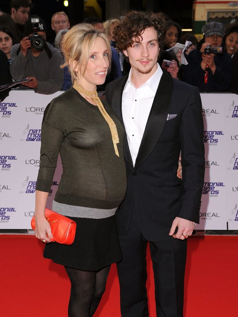 Director Sam Taylor Wood (L) and actor Aaron Johnson attend the National Movie Awards 2010 at the Royal Festival Hall on May 26, 2010 in London, England.  (Photo by Gareth Cattermole/Getty Images)