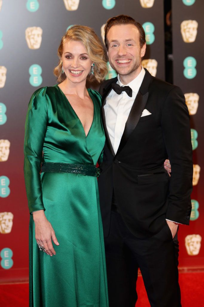 LONDON, ENGLAND - FEBRUARY 12:  Elize du Toit and Rafe Spall attend the 70th EE British Academy Film Awards (BAFTA) at Royal Albert Hall on February 12, 2017 in London, England.  (Photo by Chris Jackson/Getty Images)