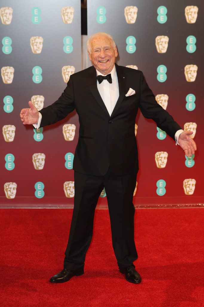 LONDON, ENGLAND - FEBRUARY 12:  Mel Brooks attends the 70th EE British Academy Film Awards (BAFTA) at Royal Albert Hall on February 12, 2017 in London, England.  (Photo by Chris Jackson/Getty Images)