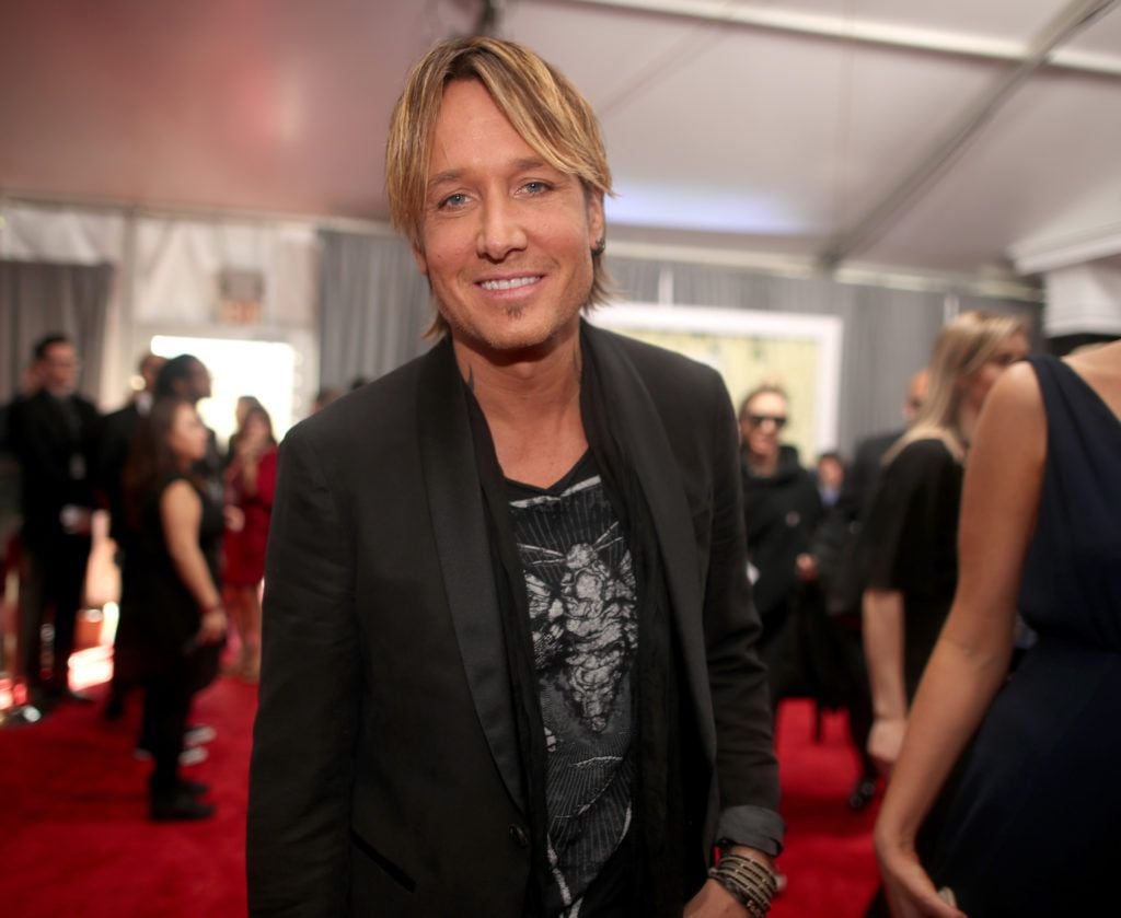 LOS ANGELES, CA - FEBRUARY 12:  Musician Keith Urban attends The 59th GRAMMY Awards at STAPLES Center on February 12, 2017 in Los Angeles, California.  (Photo by Christopher Polk/Getty Images for NARAS)