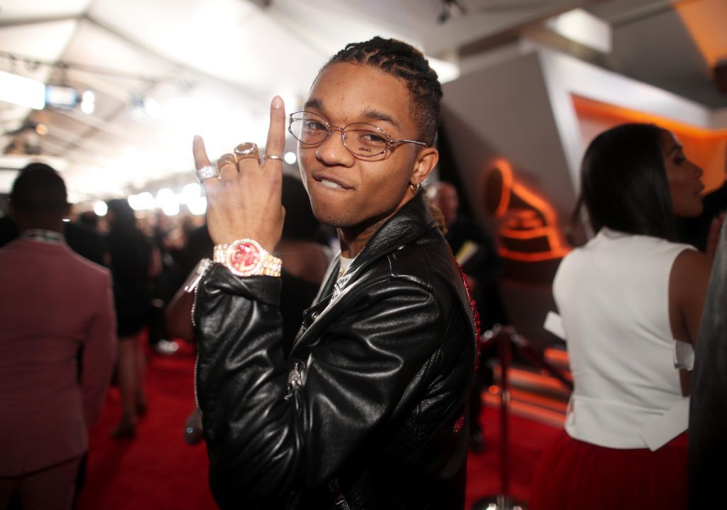 LOS ANGELES, CA - FEBRUARY 12: Rapper Swae Lee of Rae Sremmurd attends The 59th GRAMMY Awards at STAPLES Center on February 12, 2017 in Los Angeles, California.  (Photo by Christopher Polk/Getty Images for NARAS)