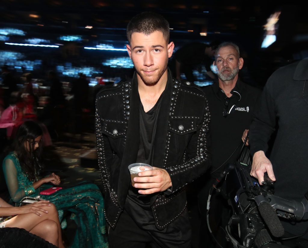 LOS ANGELES, CA - FEBRUARY 12: Singer/Actor Nick Jonas during The 59th GRAMMY Awards at STAPLES Center on February 12, 2017 in Los Angeles, California.  (Photo by Christopher Polk/Getty Images for NARAS)