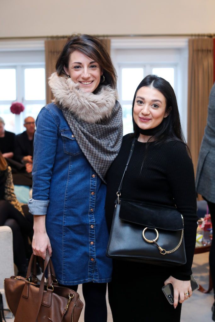 Sarah Geraghty and Giovanna Borza pictured at the New Season launch at Kildare Village on Thursday, 9th February. Photo by Maxwell Photography.