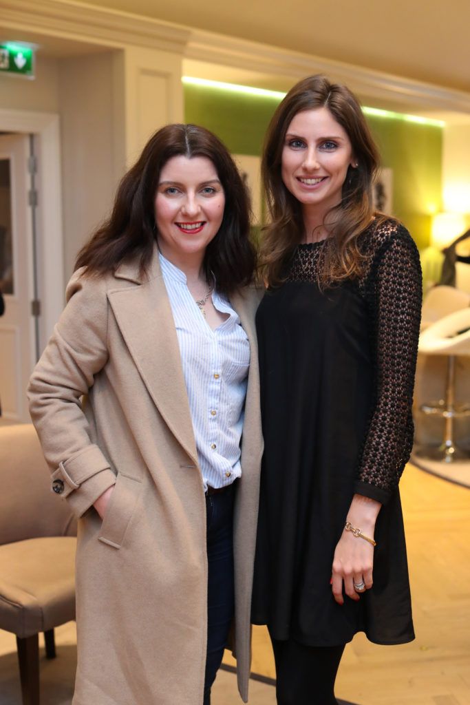  Shauna O'Halloran and Ciara O'Callaghan  pictured at the New Season launch at Kildare Village on Thursday, 9th February. Photo by Maxwell Photography.