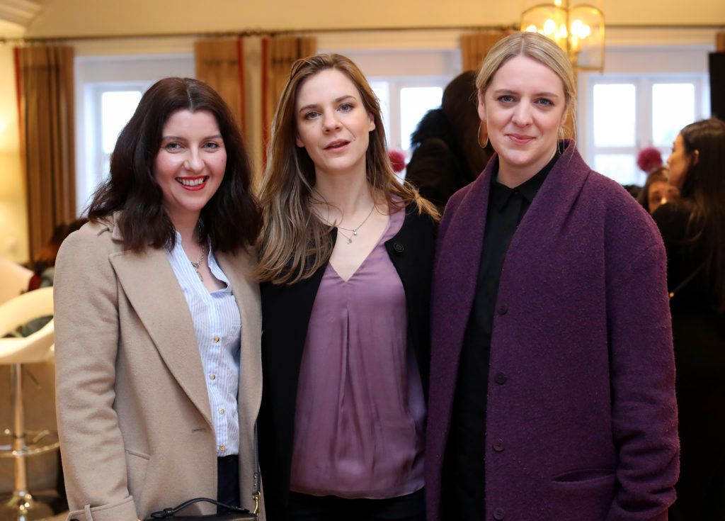 Shauna O'Halloran, Julia Wilkes and Jennifer Stephens pictured at the New Season launch at Kildare Village on Thursday, 9th February. Photo by Maxwell Photography.
