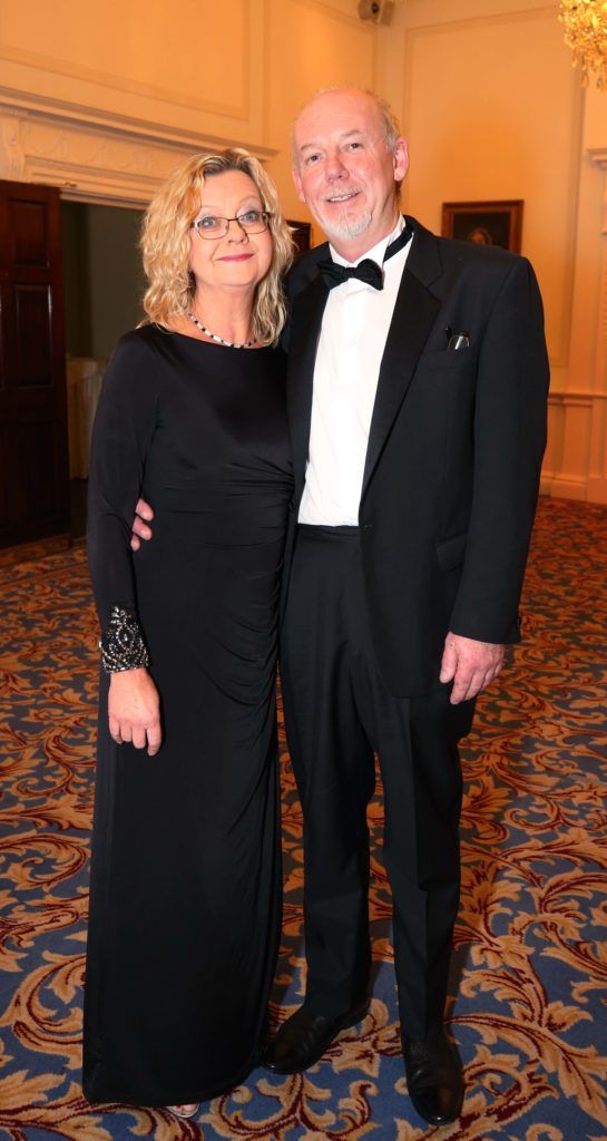 Majella Black and Paul Moore, pictured at the Nesta sponsored ISPCC Valentines Ball held in the Shelbourne Hotel. Pic. Robbie Reynolds
