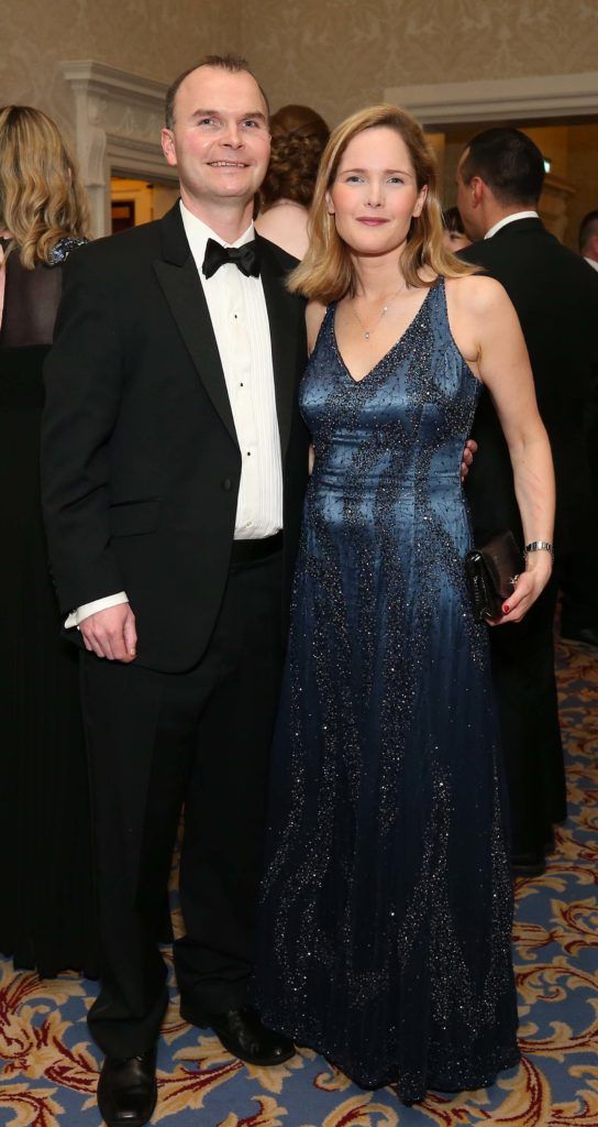 Jonathan and Audrey McIlwaine, pictured at the Nesta sponsored ISPCC Valentines Ball held in the Shelbourne Hotel. Pic. Robbie Reynolds