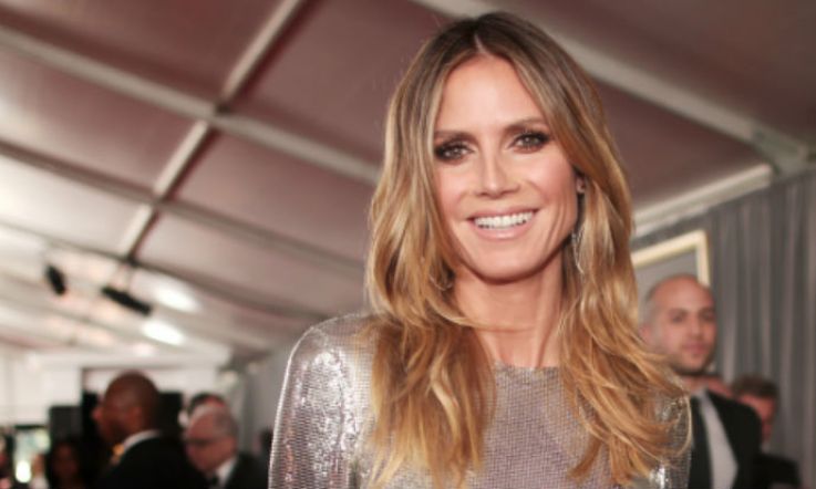 Heidi Klum wore a T-shirt to the Grammys and totally rocked it