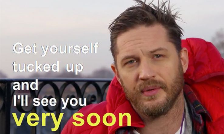 Cancel your Valentine/Galentine's plans! It's Tom Hardy reading bedtime stories