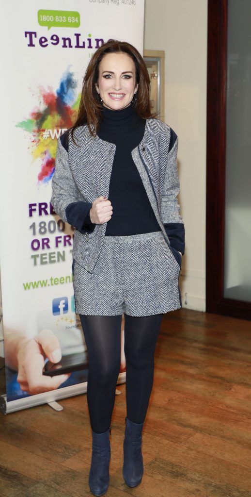 Lorraine Keane at the Teenline Charity lunch at L'Ecrivain hosted by Sallyanne and Derry Clarke-photo Kieran Harnett