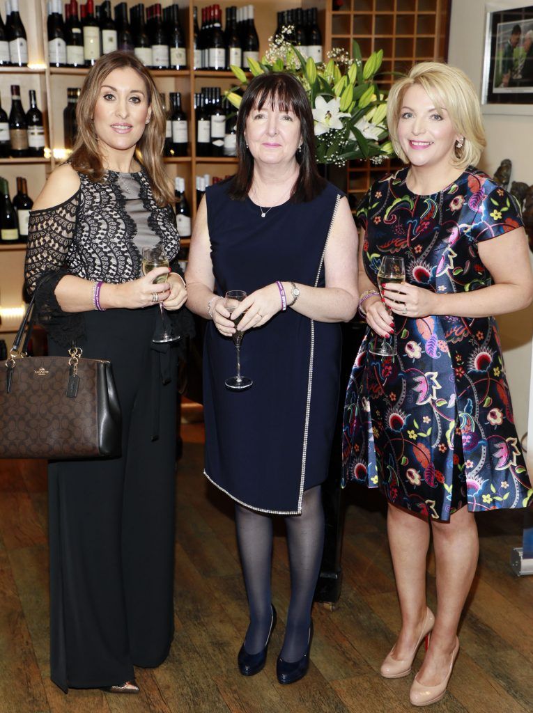 Heidi McCann, Julie O'Neill and Mandy Williams at the Teenline Charity lunch at L'Ecrivain hosted by Sallyanne and Derry Clarke-photo Kieran Harnett