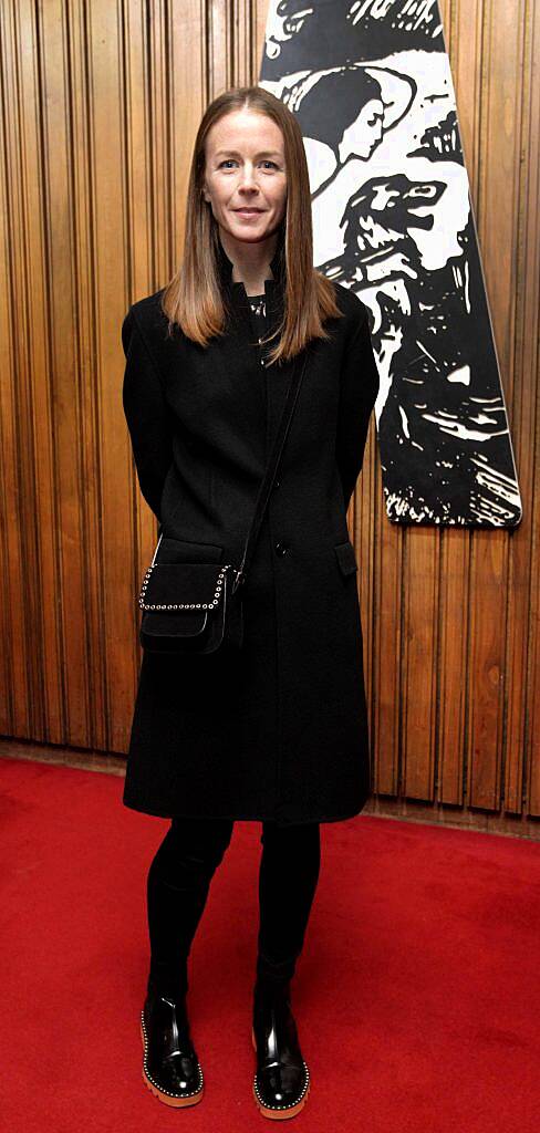 Jean Butler pictured at the opening night of Arlington, written and directed by Enda Walsh and choreographed by Emma Martin, at the Abbey Theatre. Photo: Mark Stedman