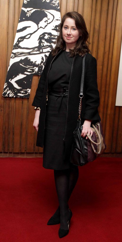 Emma Hanley pictured at the opening night of Arlington, written and directed by Enda Walsh and choreographed by Emma Martin, at the Abbey Theatre. Photo: Mark Stedman