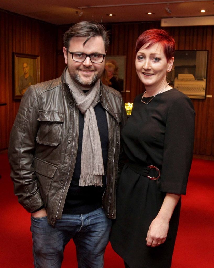 Gerard McNaughton and Audrey Phelan pictured at the opening night of Arlington, written and directed by Enda Walsh and choreographed by Emma Martin, at the Abbey Theatre. Photo: Mark Stedman