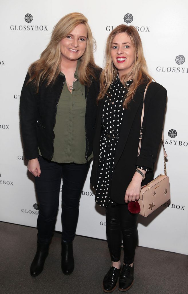 Louise Kenny and Janice Butler pictured at the Glossybox Girls Night Out screening at Movie's at Dundrum to celebrate their February LOVE Box. Picture: Brian McEvoy