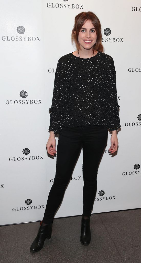 Holly White pictured at the Glossybox Girls Night Out screening at Movie's at Dundrum to celebrate their February LOVE Box. Picture: Brian McEvoy