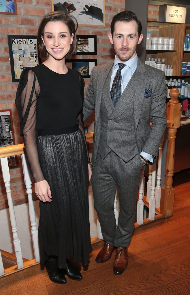 Dearbhla Keenan and Damien Broderick at the launch of Kiehl's Pure Vitality Skin Renewing Cream at the flagship Kiehl's Store, in Wicklow Street ,Dublin.
Picture Brian McEvoy
