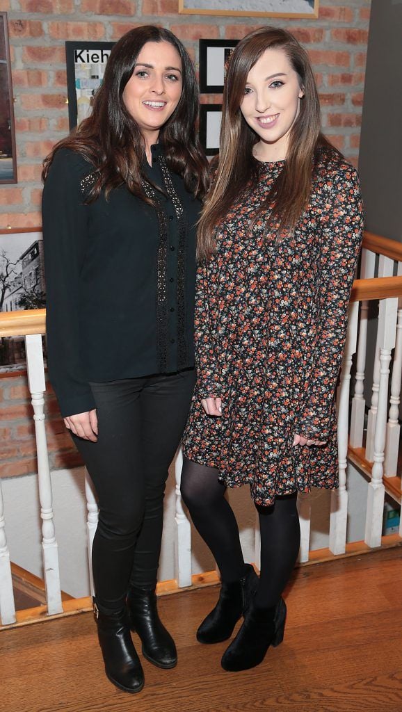 Niamh Byrne and Erin Healy at the launch of Kiehl's Pure Vitality Skin Renewing Cream at the flagship Kiehl's Store, in Wicklow Street ,Dublin.
Picture Brian McEvoy
