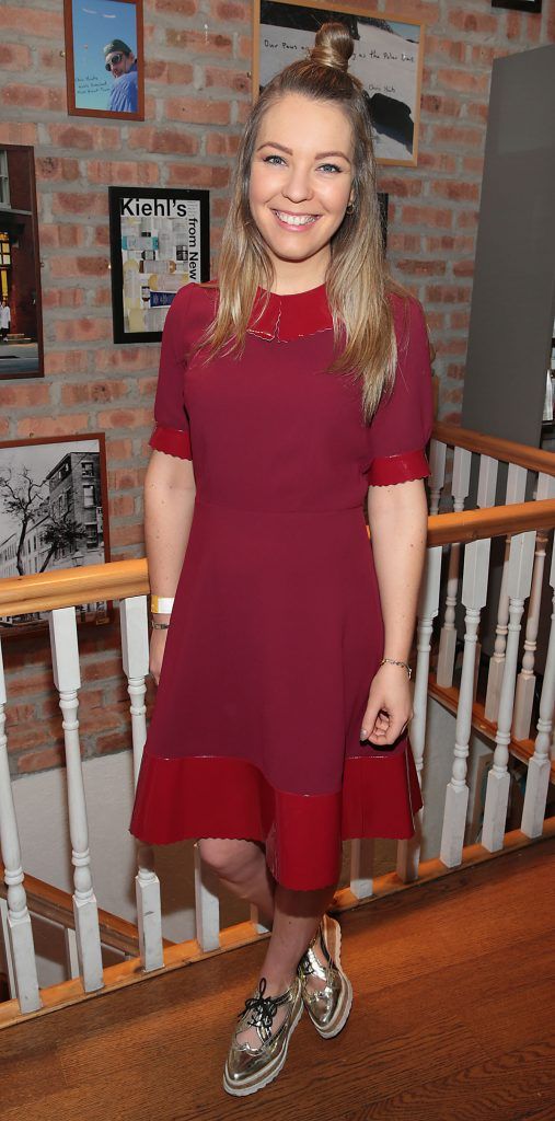 Emma Manley at the launch of Kiehl's Pure Vitality Skin Renewing Cream at the flagship Kiehl's Store, in Wicklow Street ,Dublin.
Picture Brian McEvoy

