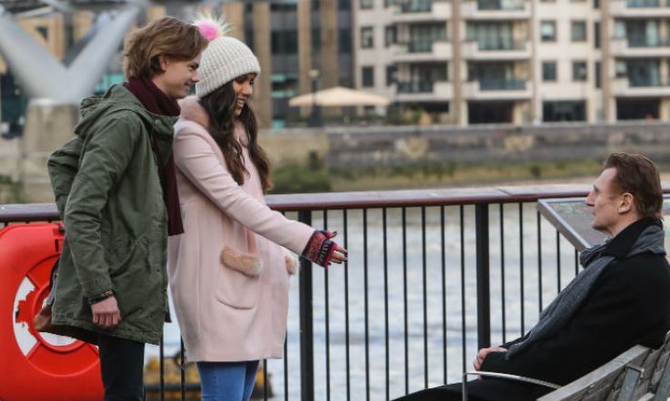 First pics of the Love Actually cast on set together again and OMG it's Carl