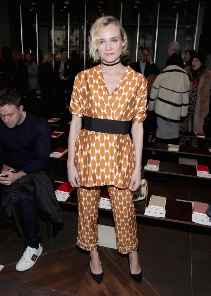 Actress Diane Kruger attends the Tory Burch FW17 Show during New York Fashion Week at the Whitney Museum of American Art on February 14, 2017 in New York City.  (Photo by Cindy Ord/Getty Images for Tory Burch)