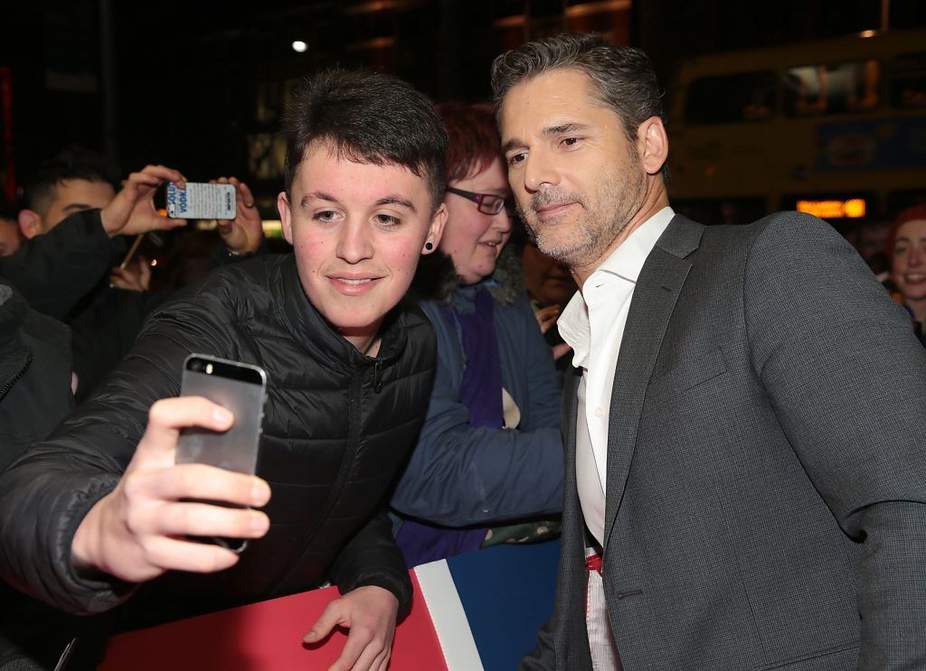 Actor Eric Bana pictured  meeting fans at the Audi Dublin International Film Festival gala screening of the film The Secret Scripture at The Savoy Cinema, Dublin. Picture: Brian McEvoy